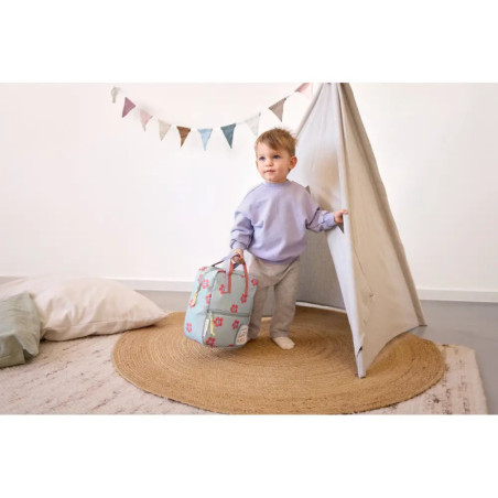 Lässig Mini Square Rucksack Happy Trails Flower – Kinderrucksack mit Stil