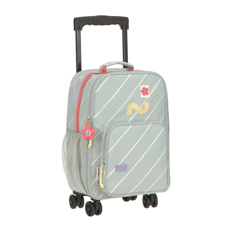 Lässig Spinny Trolley Happy Trails Flower – Kinder Reisekoffer Blumen Design