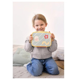 Lässig Bento Brotdose Happy Trails Flower – Praktisch für Kindergarten & Schule