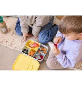 Lässig Bento Brotdose Happy Trails Flower – Praktisch für Kindergarten & Schule