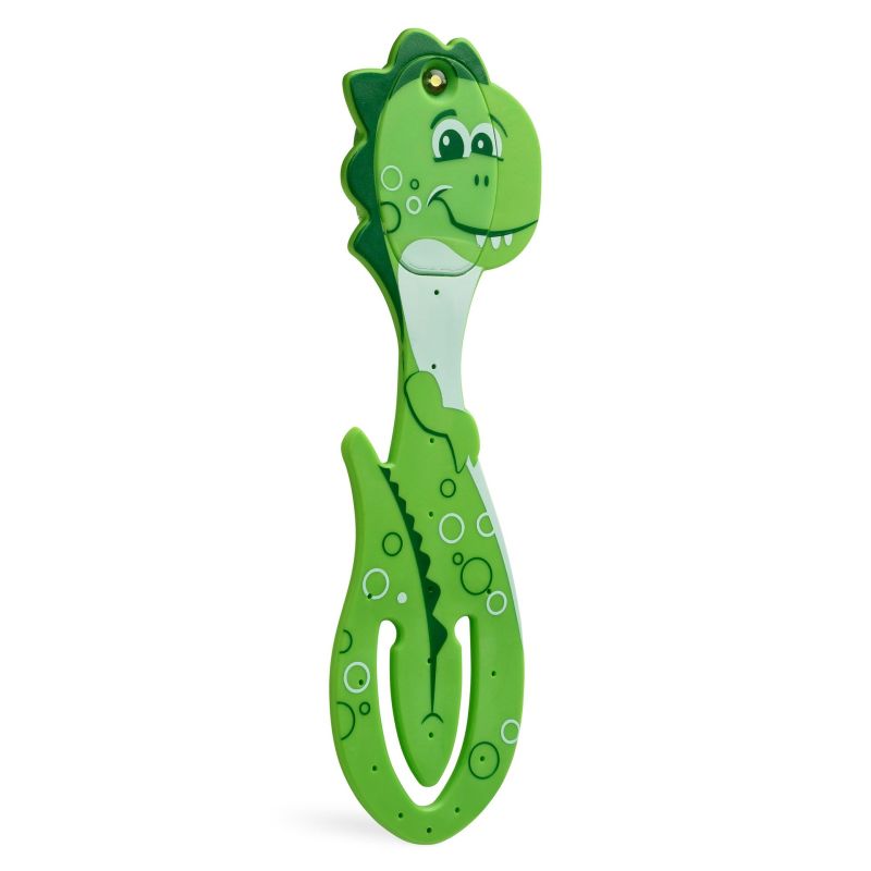 FlexiPal Dino grün Booklight - flexible Leselampe