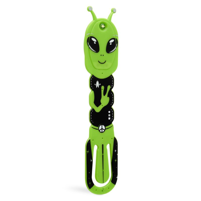 FlexiPal Aliens grün Booklight - flexible Leselampe