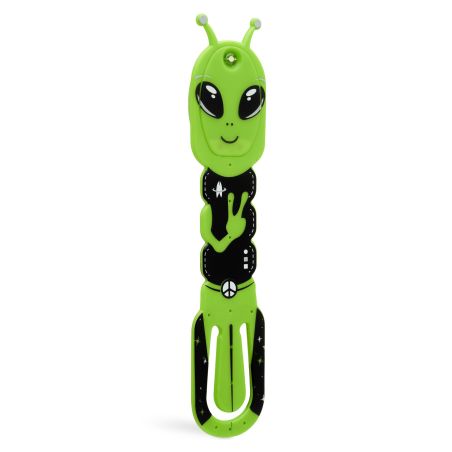 FlexiPal Aliens grün Booklight - flexible Leselampe