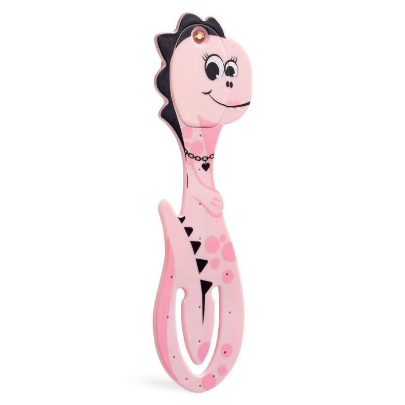 FlexiPal Dino pink Booklight - flexible Leselampe