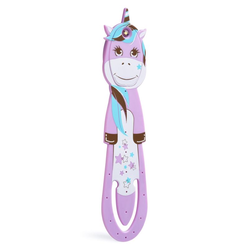 FlexiPal Einhorn lila Booklight - flexible Leselampe