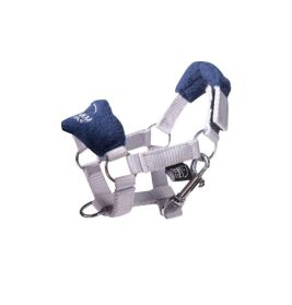 HKM Halfterset Cuddle Horse grau/blau – Klassisch & Komfortabel für Pferde | HKM Sports Equipment 157589565.0001