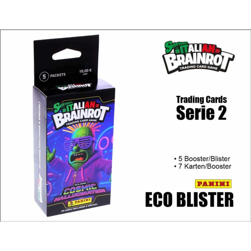 Top Media Brainrot Italian Eco Blister Serie 2 – Cosmic Halluzination | Exklusiver Sammelspaß