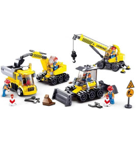 Baustellenfahrzeuge Set (465 Teile) [M38-B0810]
