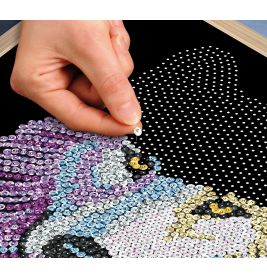 Sequin Art Blue Premium - Schneewolf