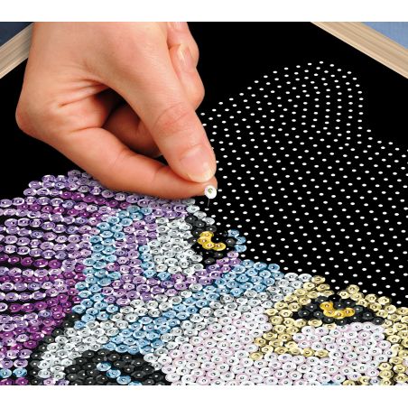 Sequin Art Blue Premium - Schneewolf