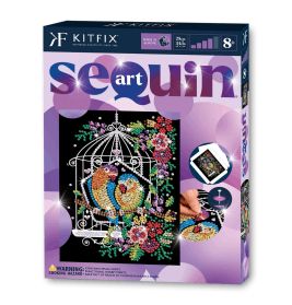 Sequin Art Purple - Vogelkäfig