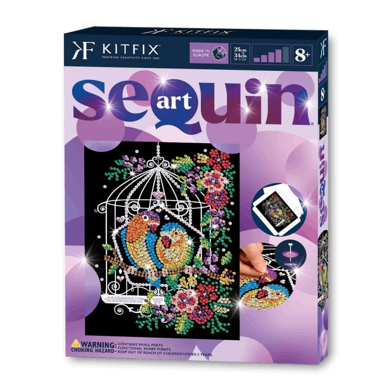 Sequin Art Purple - Vogelkäfig