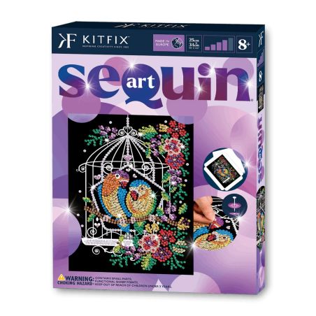 Sequin Art Purple - Vogelkäfig