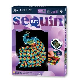 Sequin Art Purple - Pfau