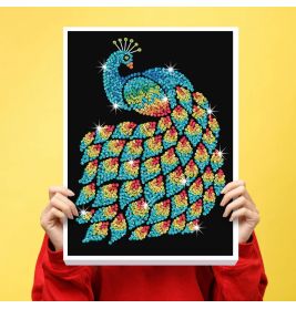 Sequin Art Purple - Pfau