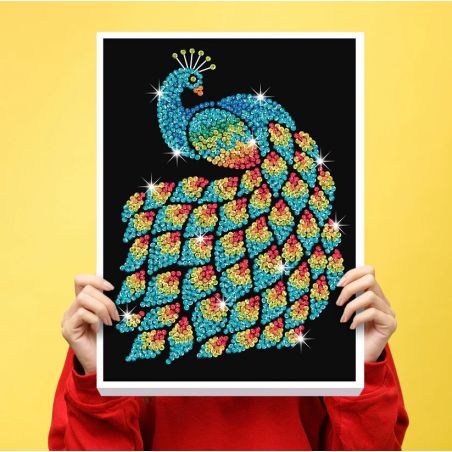 Sequin Art Purple - Pfau