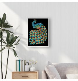 Sequin Art Purple - Pfau