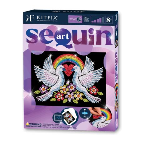 Sequin Art Purple - Tauben der Hoffnung