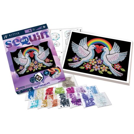 Sequin Art Purple - Tauben der Hoffnung