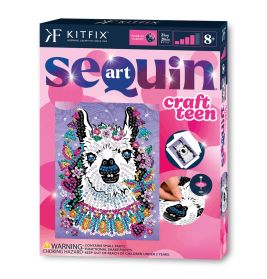 Sequin Art Craft Teen - Lama