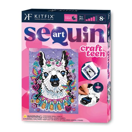 Sequin Art Craft Teen - Lama