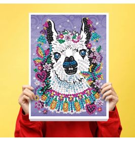Sequin Art Craft Teen - Lama