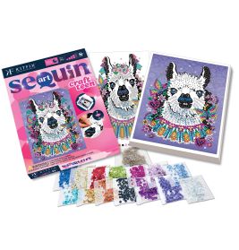 Sequin Art Craft Teen - Lama