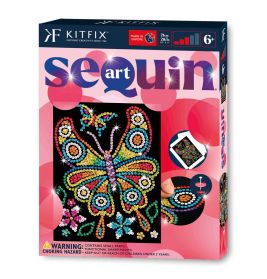 Sequin Art Red - Bernstein -Schmetterling