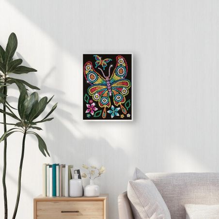 Sequin Art Red - Bernstein -Schmetterling