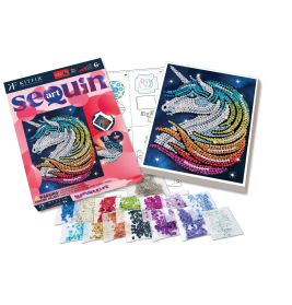 Sequin Art Red - Unicorn Stard ust