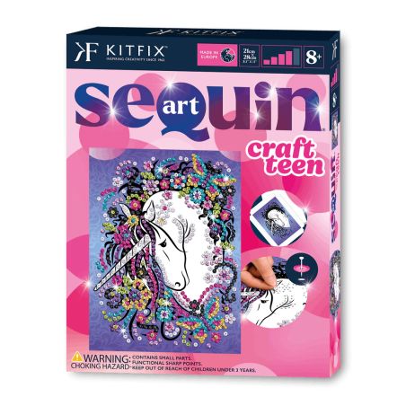 Sequin Art Craft Teen - Einhor n