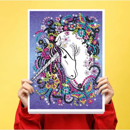 Sequin Art Craft Teen - Einhor n