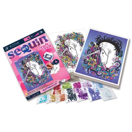 Sequin Art Craft Teen - Einhor n