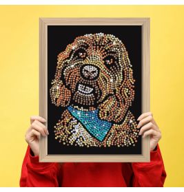 Sequin Art Blue Premium - Cockerpoo