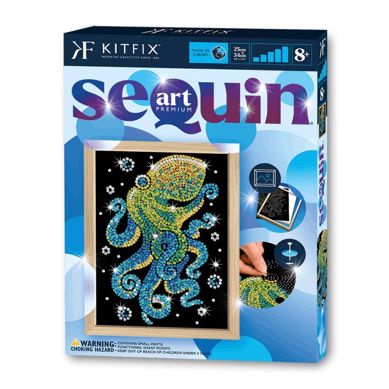 Sequin Art Blue Premium - Oktopus