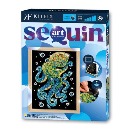 Sequin Art Blue Premium - Oktopus