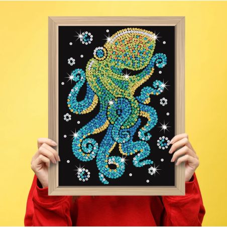 Sequin Art Blue Premium - Oktopus