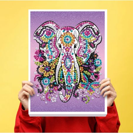 Sequin Art Craft Teen - Elefan t