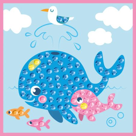 Diamond Art Mini - Walfamilie