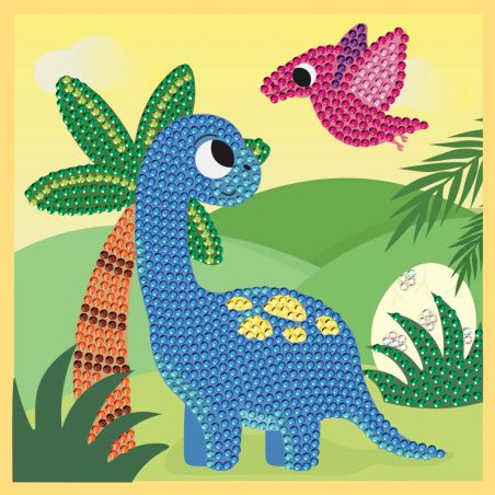 Diamond Art Junior - Dino-Welt