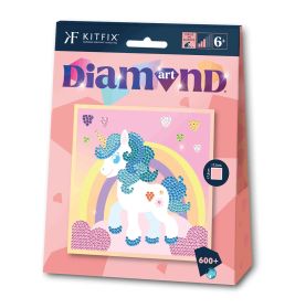 Diamond Art Junior - Regenbogen-Einhorn