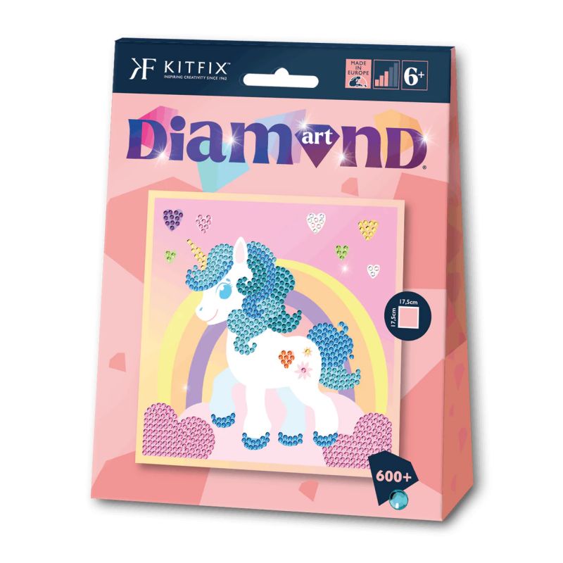 Diamond Art Junior - Regenbogen-Einhorn