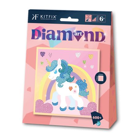 Diamond Art Junior - Regenbogen-Einhorn