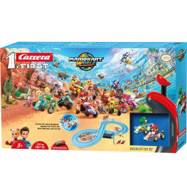 Mario Kart World Mario vs. Yoshi, Carrera First Autorennbahn Set