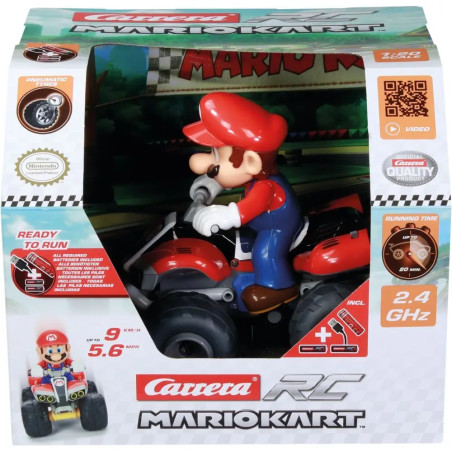 2,4GHz Mario Kart(TM), Mario - Quad, Carrera RC Ferngesteuertes Auto