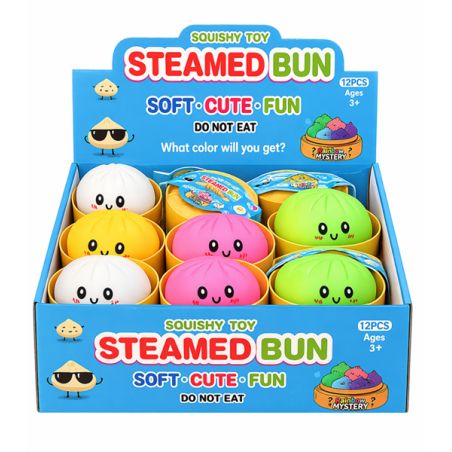 Triton-X Squishy Steamed Bun Dumpling – Antistress-Spielzeug & perfektes Sammelobjekt (sortiert)