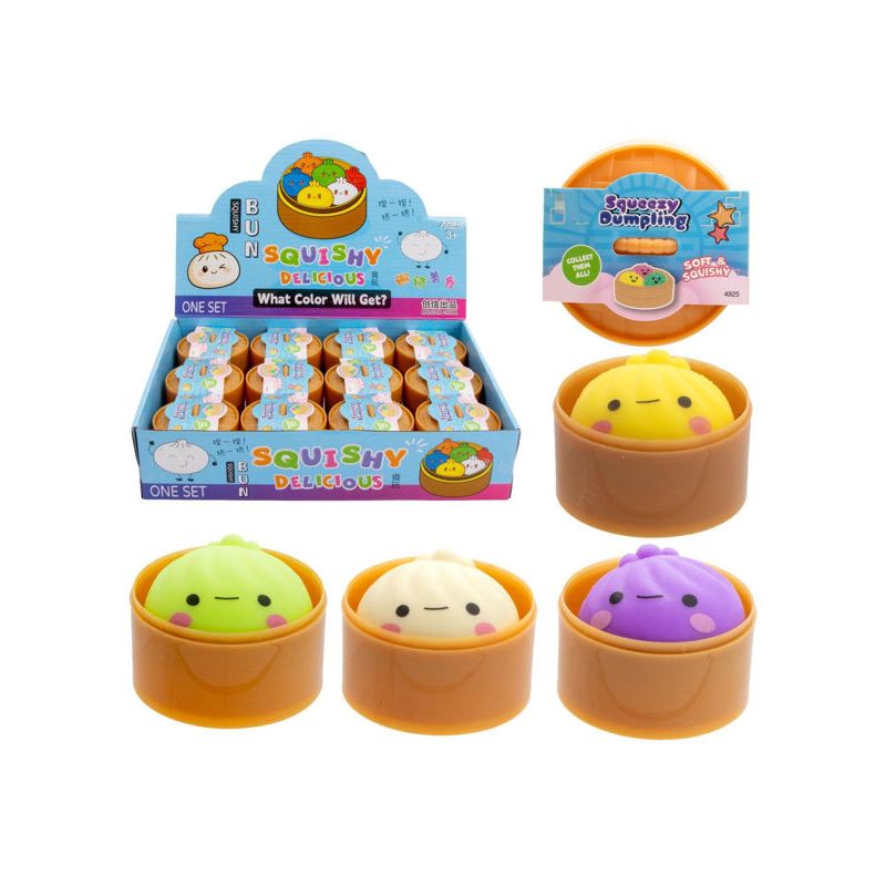 Triton-X Surprise Squishy Dumpling 5,5cm – Weicher Glücksbringer zum Sammeln (sortiert)