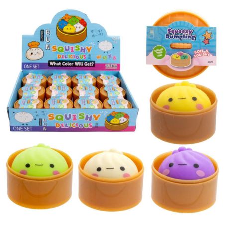 Triton-X Surprise Squishy Dumpling 5,5cm – Weicher Glücksbringer zum Sammeln (sortiert)