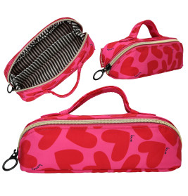 Depesche PENfection Mehrzwecktasche Herz – Stylische Stiftetasche & Organizer für Schule & Freizeit