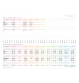 Häfft® Tischkalender 2026/2027 Rainbow – Bunte Planung & Blickfang